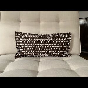 Pair of Hable Construction Pillows. 17” x 9”